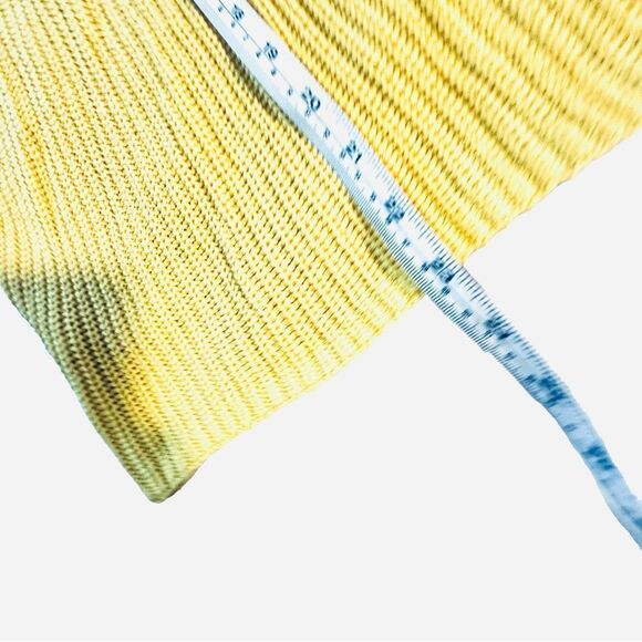 Lane Brant Yellow Oversized Cotton Semi-Crop Drop-Shoulder Sweater Sz 14/20 - Picture 11 of 15